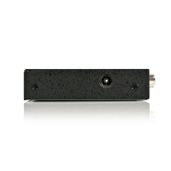 4 Port VGA Video Splitter enabling high-resolution outputs up to 2048x1536, extends signal up to 210 feet, TAA compliant.