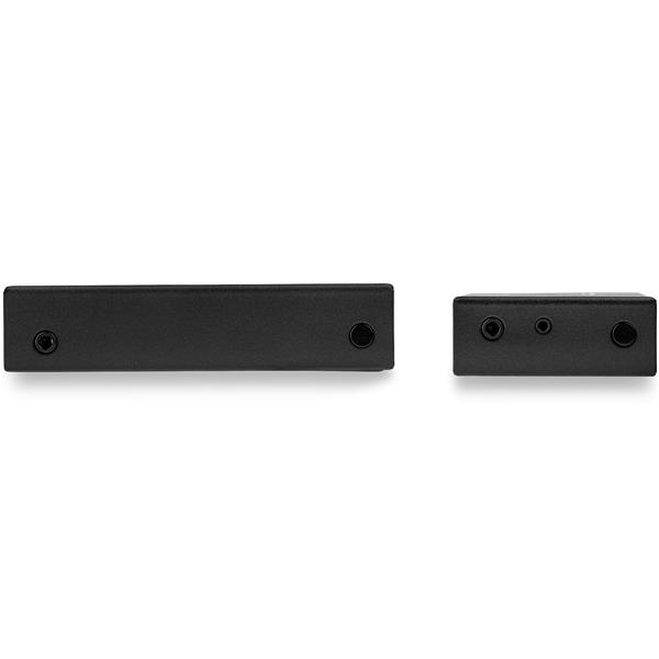 HDMI Over IP Extender Kit enabling 1080p video, audio transmission over 50 feet with minimal latency and advanced compression.