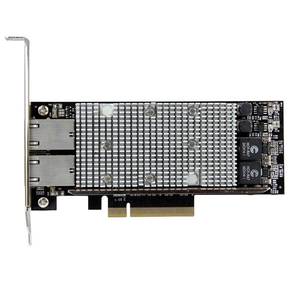 High-speed 2-port PCIe 10G Ethernet card with Intel X540 chip for robust networking upgrades and dual RJ45 connections.