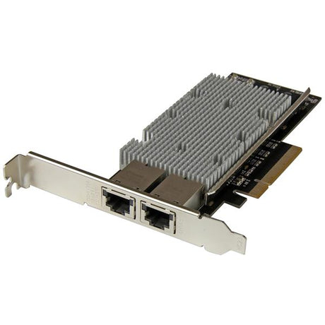 High-speed 2-port PCIe Ethernet card with Intel X540 chip for reliable 10Gbps network connections and easy installation.