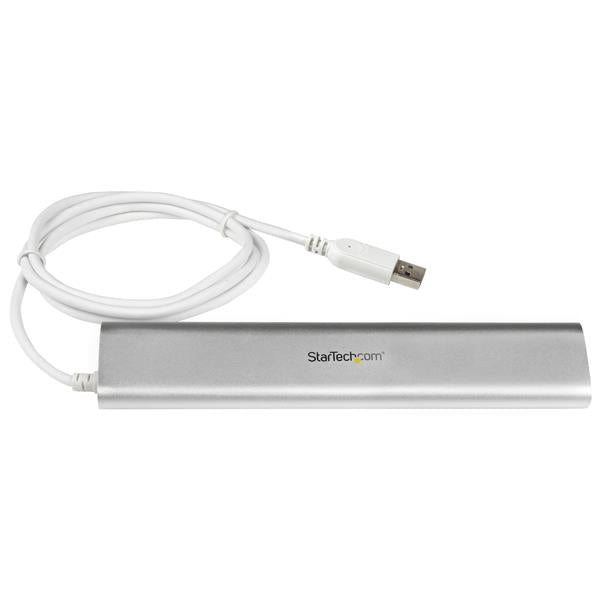7-Port Compact USB 3.0 Hub with Built-in Cable