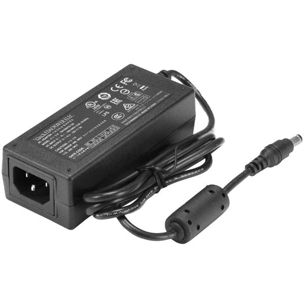 12V 5A DC power adapter with M-type barrel jack, ideal for reliable electronics power supply.