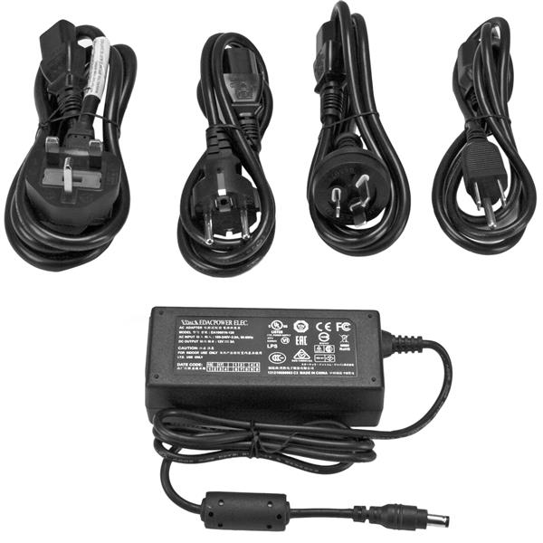 12V 5A DC Power Adapter with M-type barrel jack for reliable and efficient power supply to electronics.
