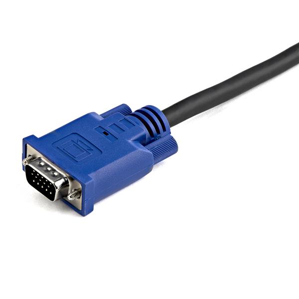 3m Ultra Thin USB VGA 2-in-1 KVM Cable - 10 ft High Performance for Seamless Connectivity