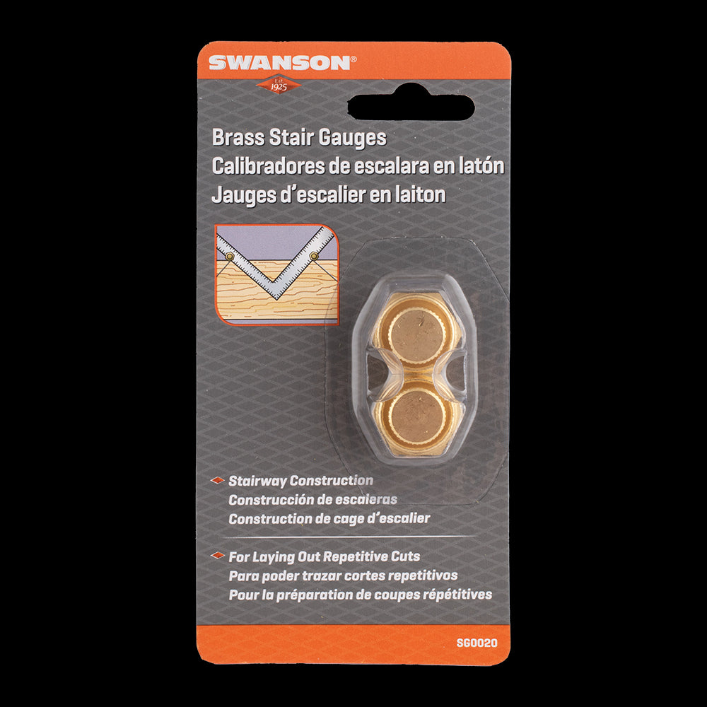 SWANSON Brass Stair Gauges