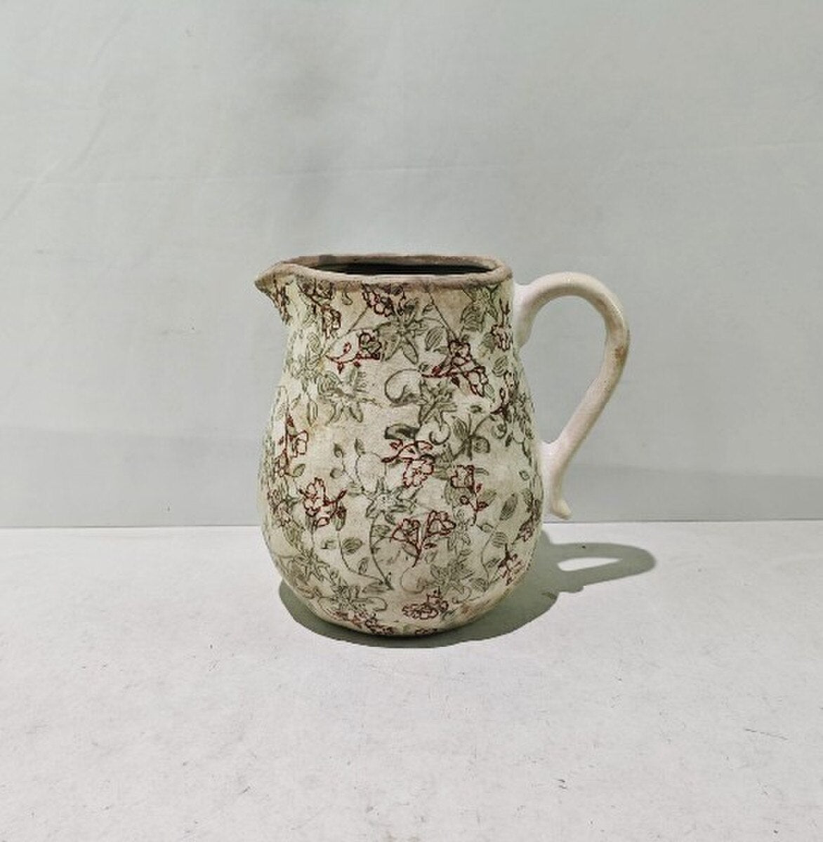 AUTUMN FLORAL CERAMIC JUG - AUTUMN - 200x165x200