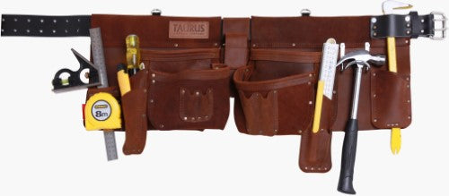 Taurus Leather Heavy Duty Super Yankee Apron L/H Brown