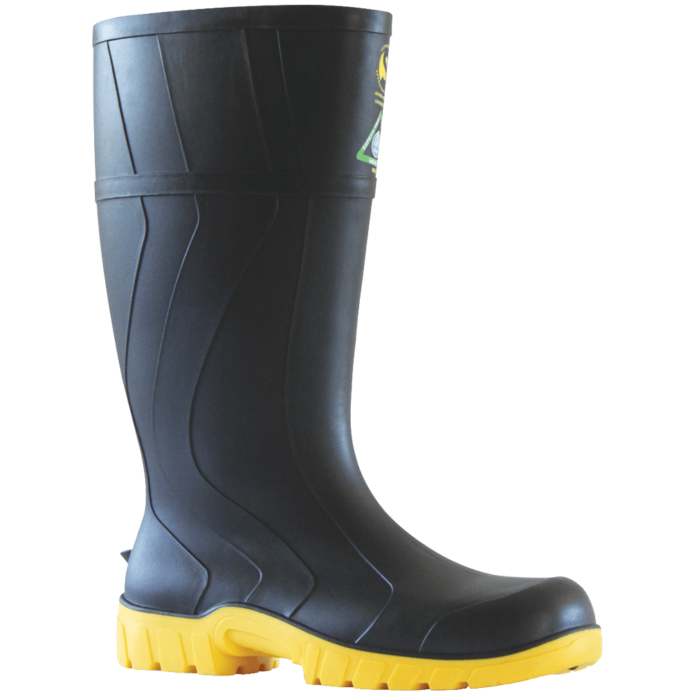Gumboots - Bata Safemate Black Safety (Size: 3)