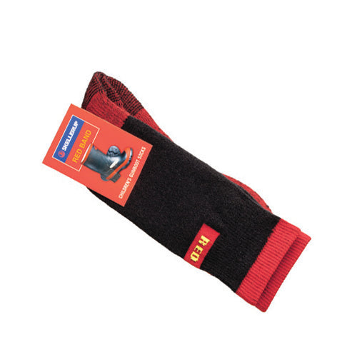 Red Band Children's Gumboot Sock (Size 13-3)