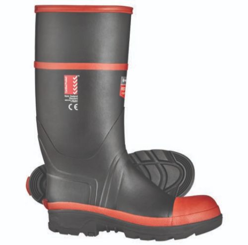 Red Band Safety Knee Gumboots (Size 9)