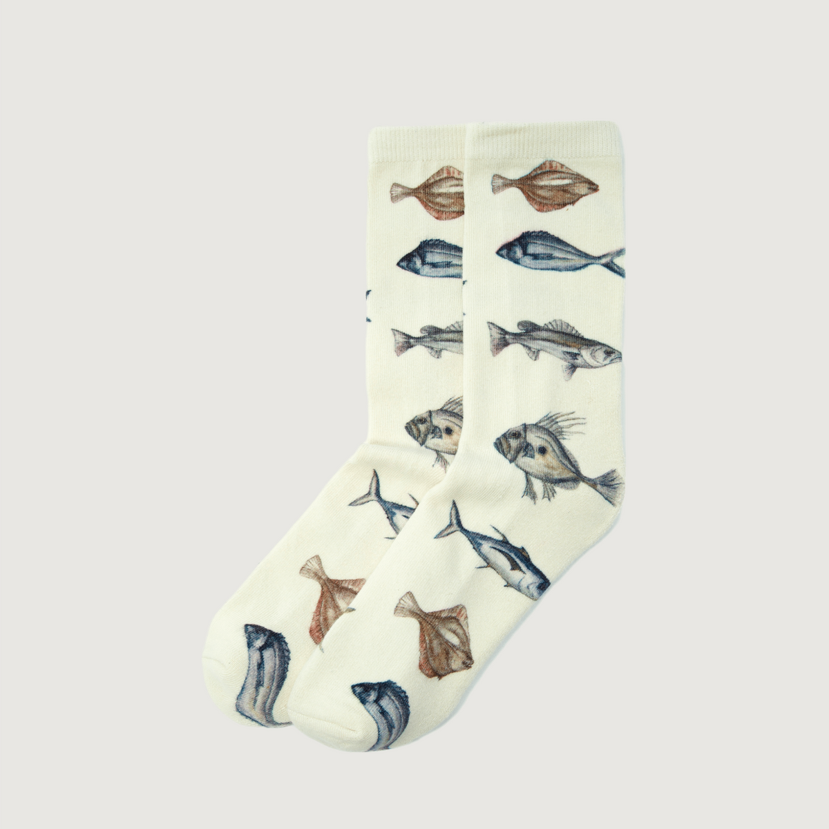 Moana Road - NZ Fish Socks - NZ Fishing Club (Size 7-11) - Pack of 6