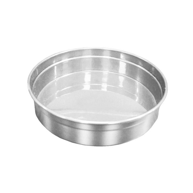 ROUND BAR TRAY - SILVER ALUMINIUM (240 x 50MM)
