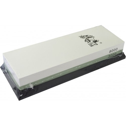 Taidea Water Stones 'Grinder' features dual 3000/8000 grits for efficient sharpening and a stable non-slip base.