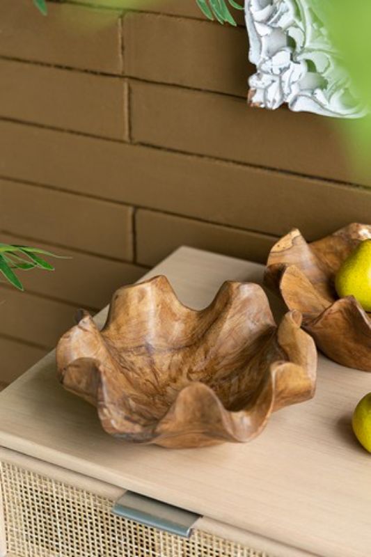 TEAK BOWL - 22cm (SET of 2)