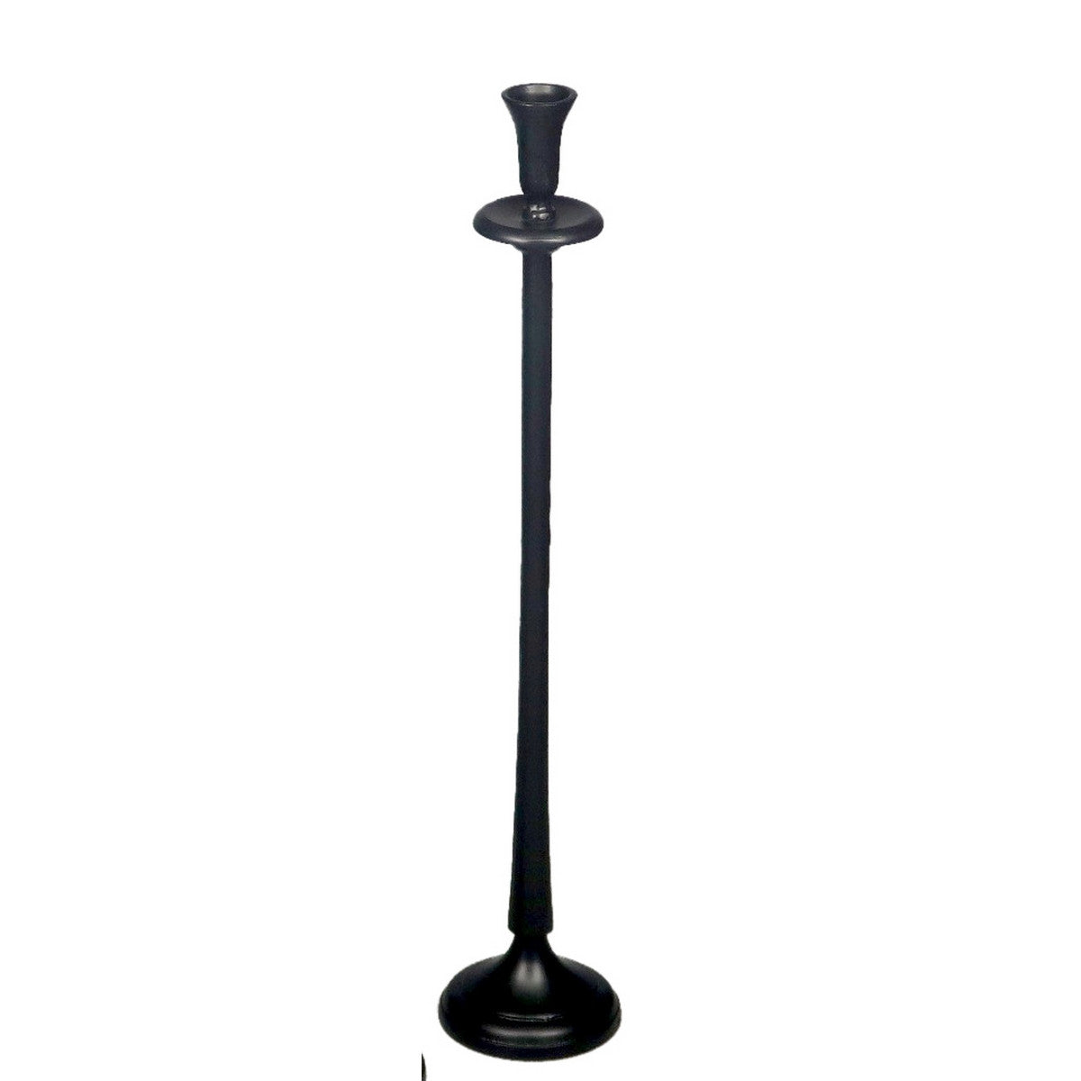 Round Candle Holder - Medium (Aluminium Black)