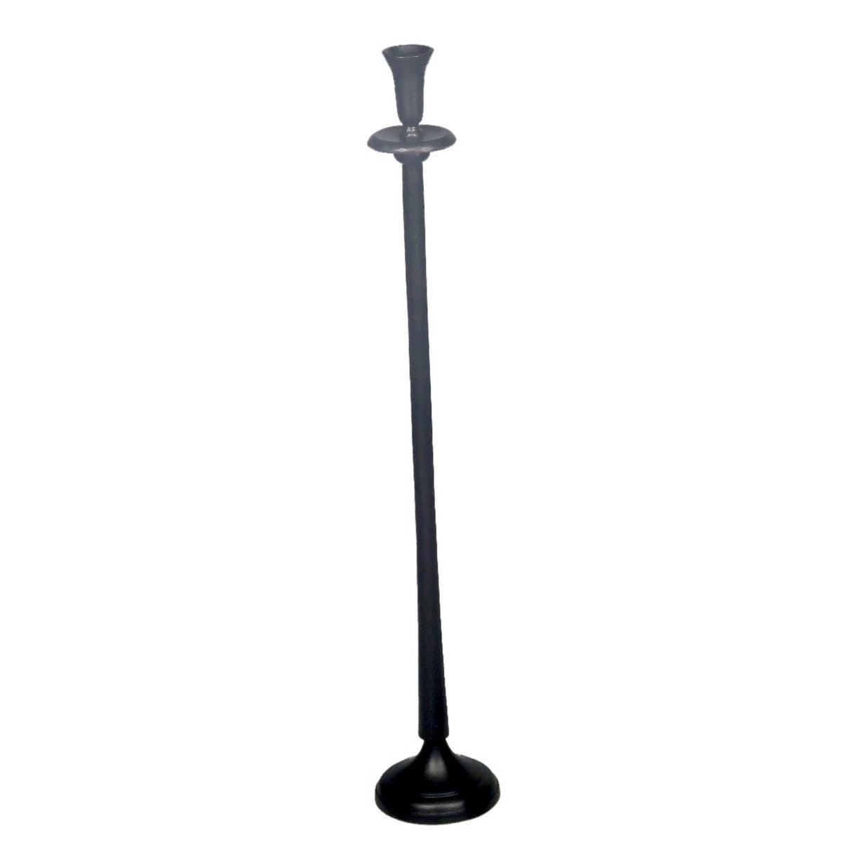Round Candle Holder - Large (Aluminium Black)