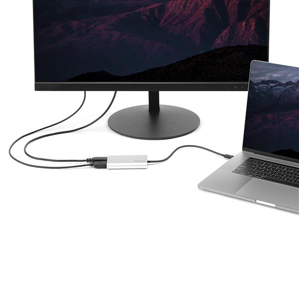 Thunderbolt 3 to Dual DisplayPort Adapter - 4K 60Hz for Mac & Windows - High-Performance Multimonitor Solution
