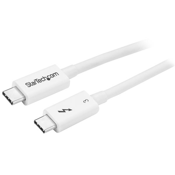 0.5m Thunderbolt 3 cable for 40Gbps data transfer, power delivery, and DisplayPort support for high-res displays.
