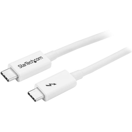 2m Thunderbolt 3 cable for 20Gbps data transfer, 4K video support, and powerful charging capabilities.