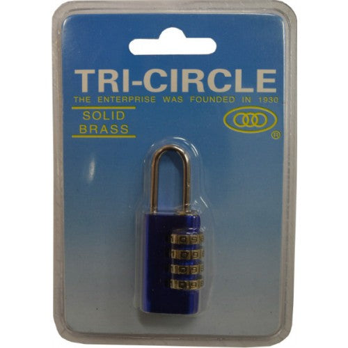 Padlock Suitcase 4 Row Combination Alloy Body 21mm