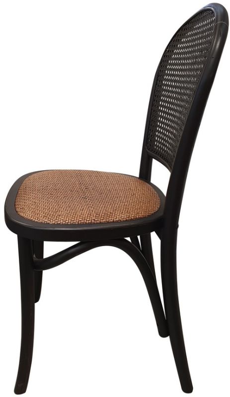 Dining Chair Black Chinese Oak