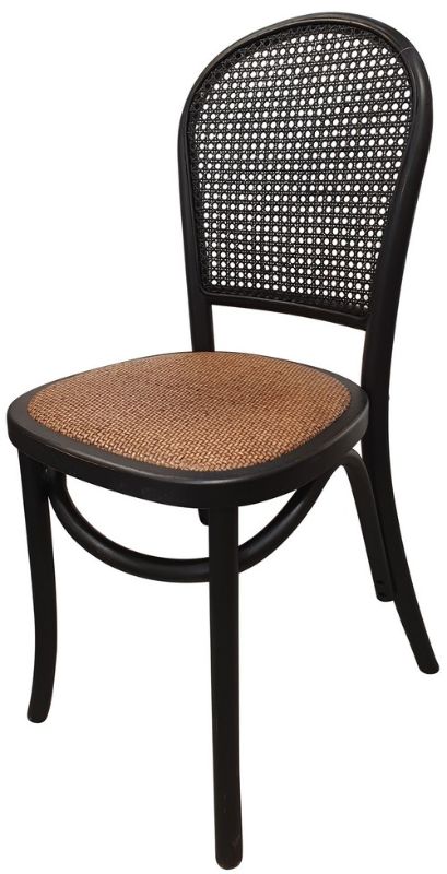 Dining Chair Black Chinese Oak