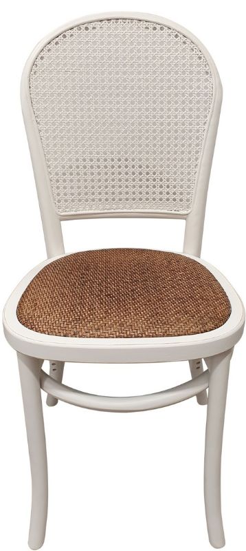 Dining Chair White Chinese Oak