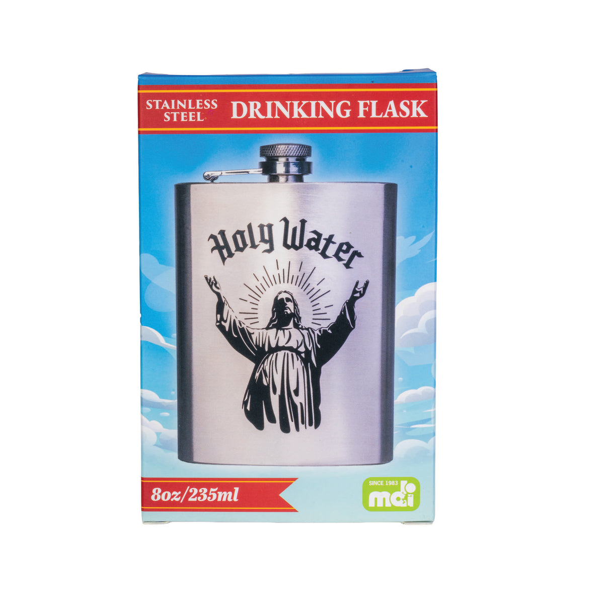 Holy Water Metal Hip Flask