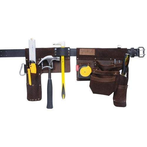 Taurus Leather Heavy Duty Hipster Split Apron L/H Brown