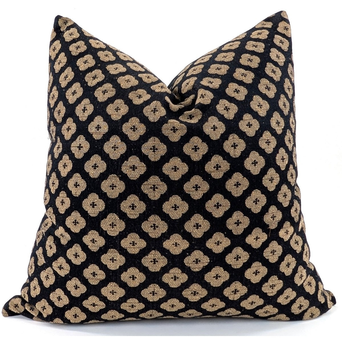 CUSHION COVER - SNUGG & CO CYMBAL BLACK & GOLD (55 x 55cm)