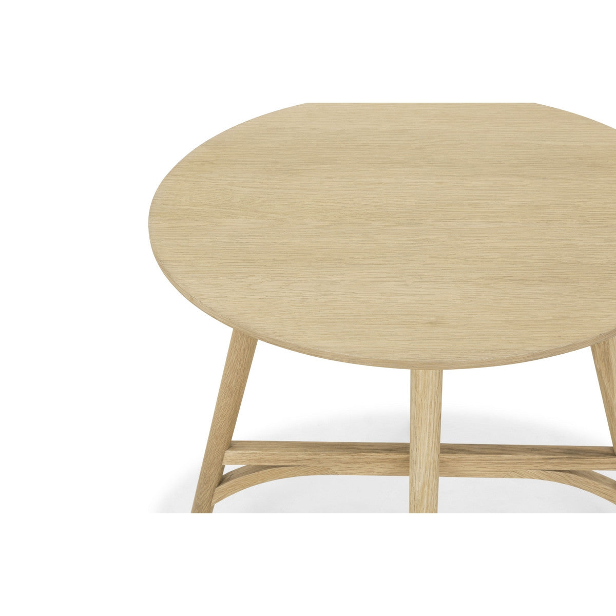 COFFEE SIDE TABLE - NORDIC OAK (60cm)