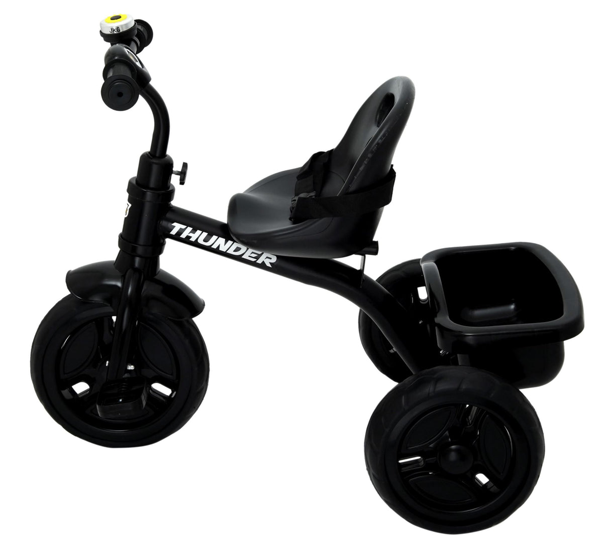 Kids Thunder Plug & Play Trike With Seat Belt DT-640 Black