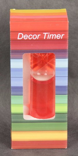 2 Min Oil Filled Timer - Red