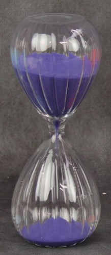 Hour Glass Sand Timer - 18.5cm (Cobalt)