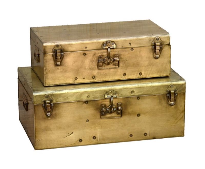 Trunks - Copper (Set Of 2)