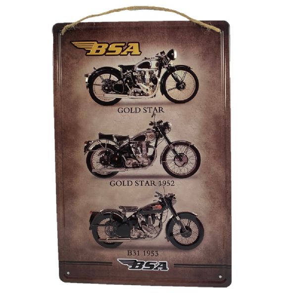 BSA Raised Metal Wall Art