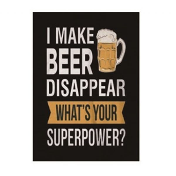 Superpower Raised Metal Wall Art