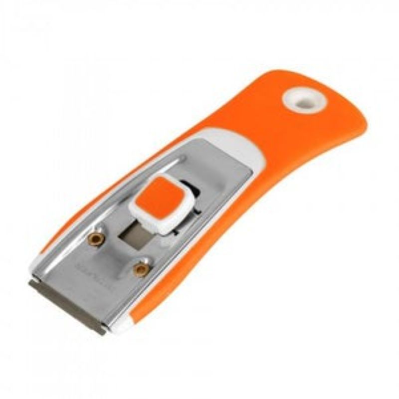 Retractable Truper Safety Scraper features ergonomic grip, retractable blade, and versatility for safe and efficient scraping tasks.