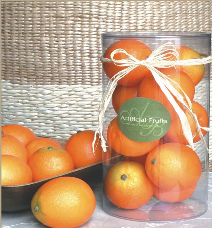 Artificial Oranges - Bowl Filler In PVC