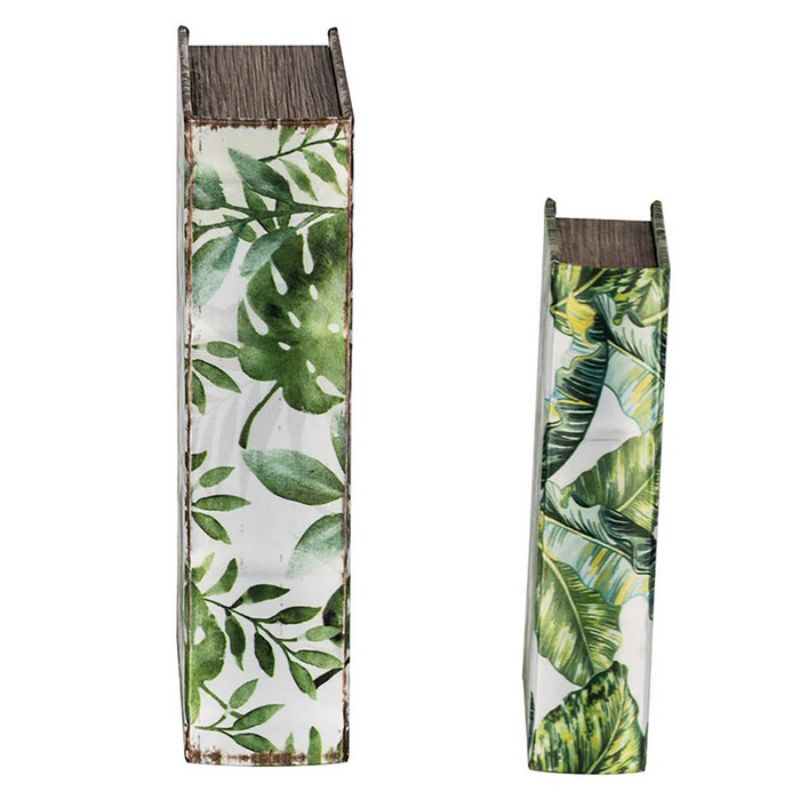 Book Boxes - 27.2cm (Set Of 2 Assorted)