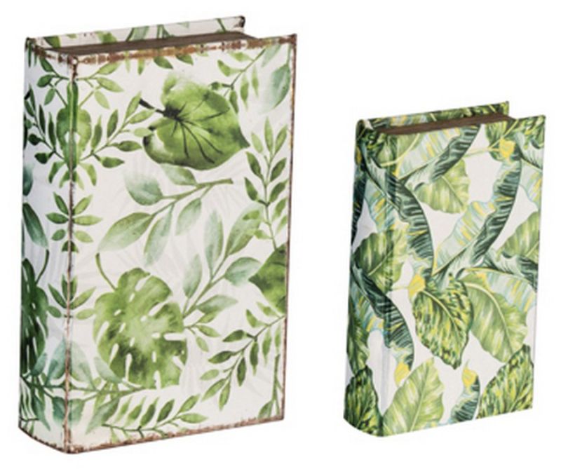 Book Boxes - 27.2cm (Set Of 2 Assorted)