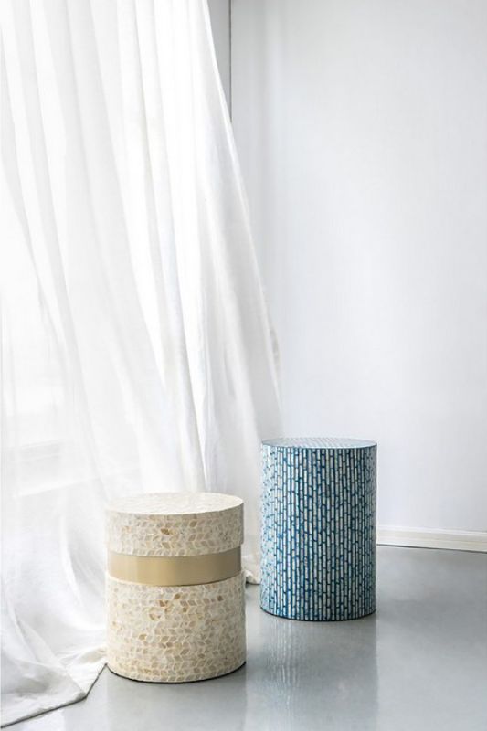 Footstool - Geometric (40cm)