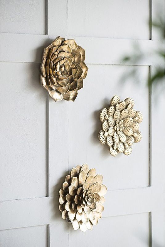 Wall Plaque - Succulent 2 (25.5cm)