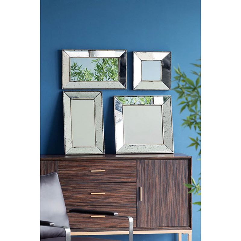 FRAMED MIRROR - Glass/MDF (30.5CM)