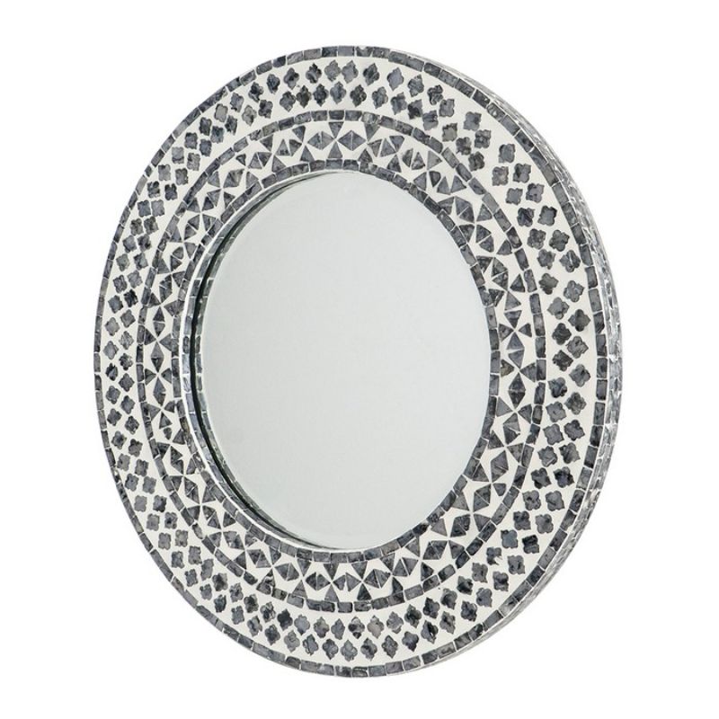 ROUND MIRROR - CAPIZ (61cm)