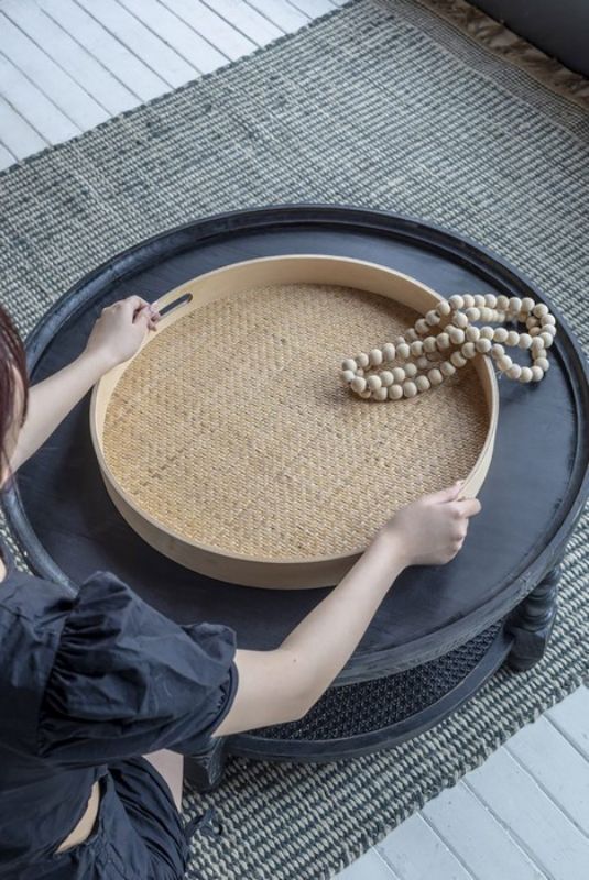 TRAY - RATTAN Natural (50cm)