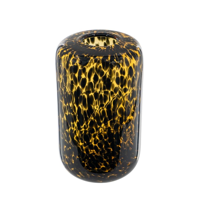 GLASS VASE - LEPOARD (32.5cm)