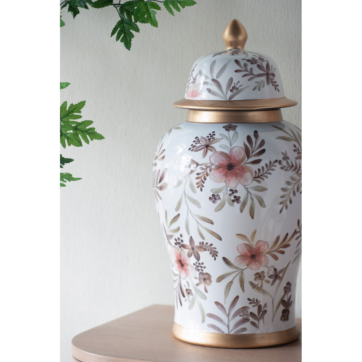 GINGER JAR - Floral (45cm)