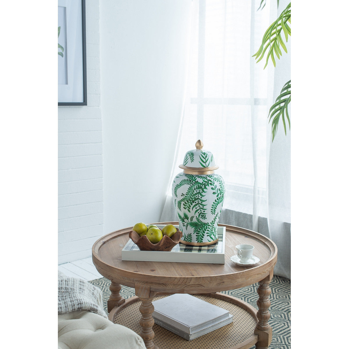 GINGER JAR - Green (45cm)