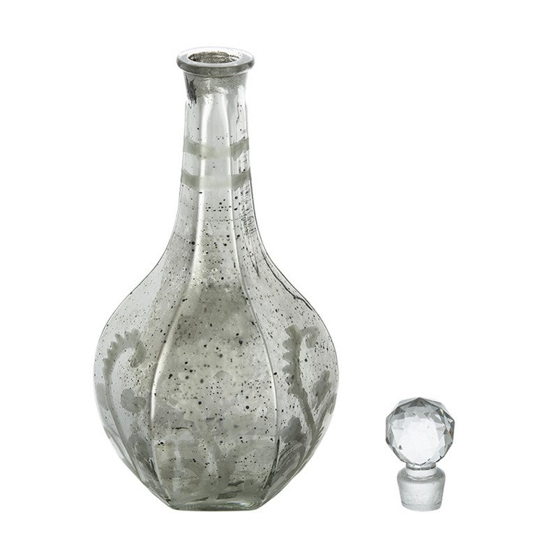 VASE - ANTIQUE MIRRORED (12.5 x 30.5cm)